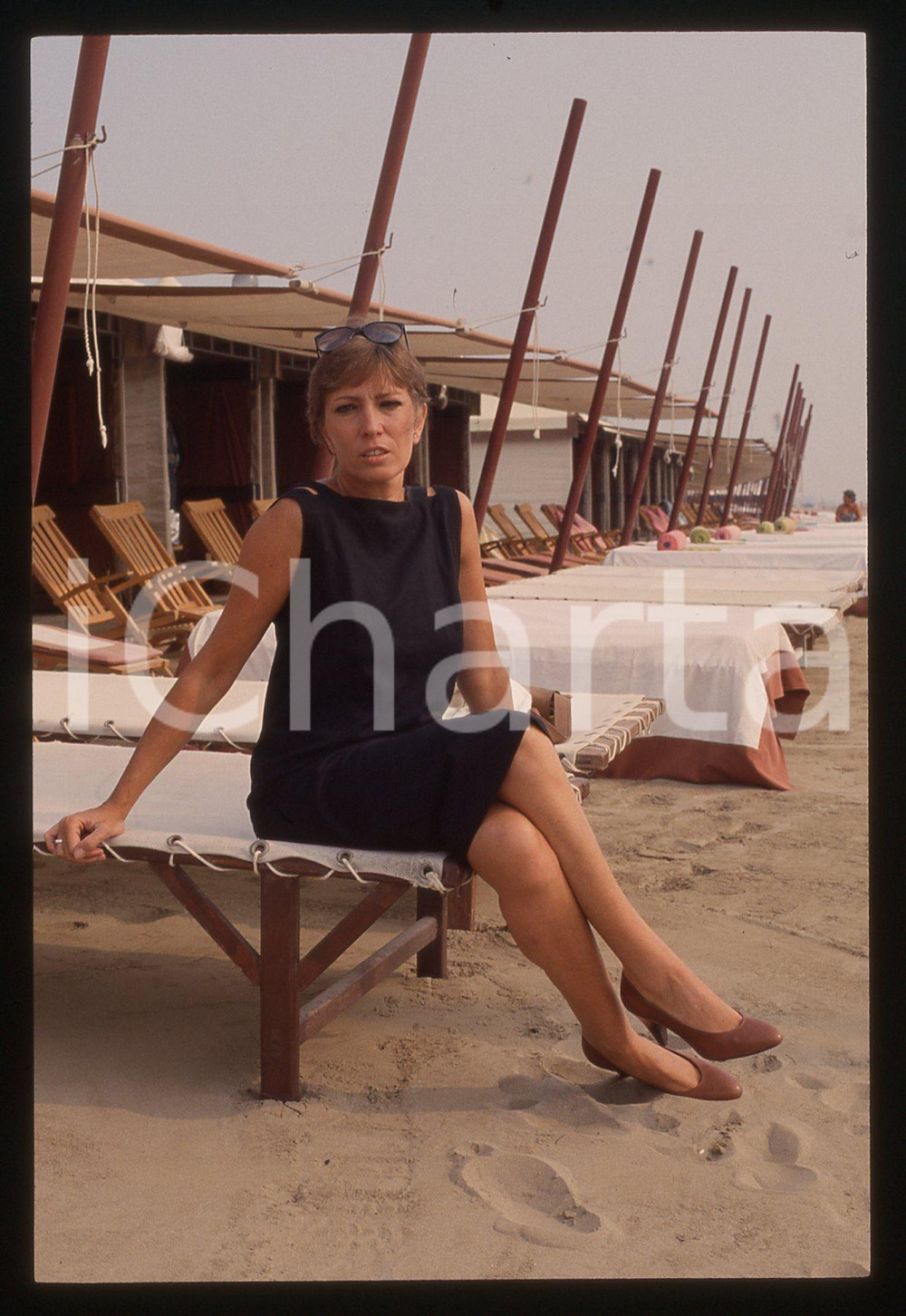 35mm vintage slide* 1986 LIDO DI VENEZIA Mercedes SAMPIETRO Ritratto attrice 5