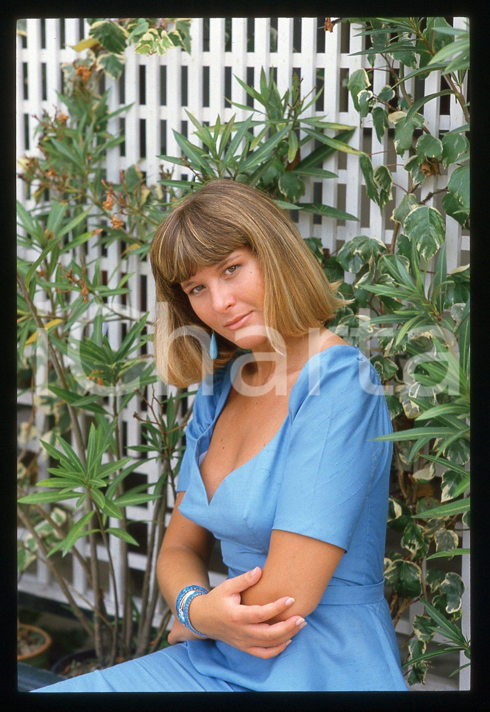 35mm vintage slide* 1990 VENEZIA Debora ERGAS Ritratto dell'attrice 16