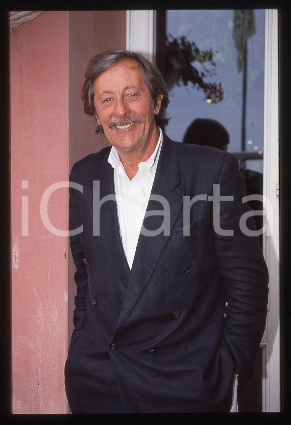 35mm vintage slide*1993 VENEZIA Jean ROCHEFORT Ritratto dell'attore (10)