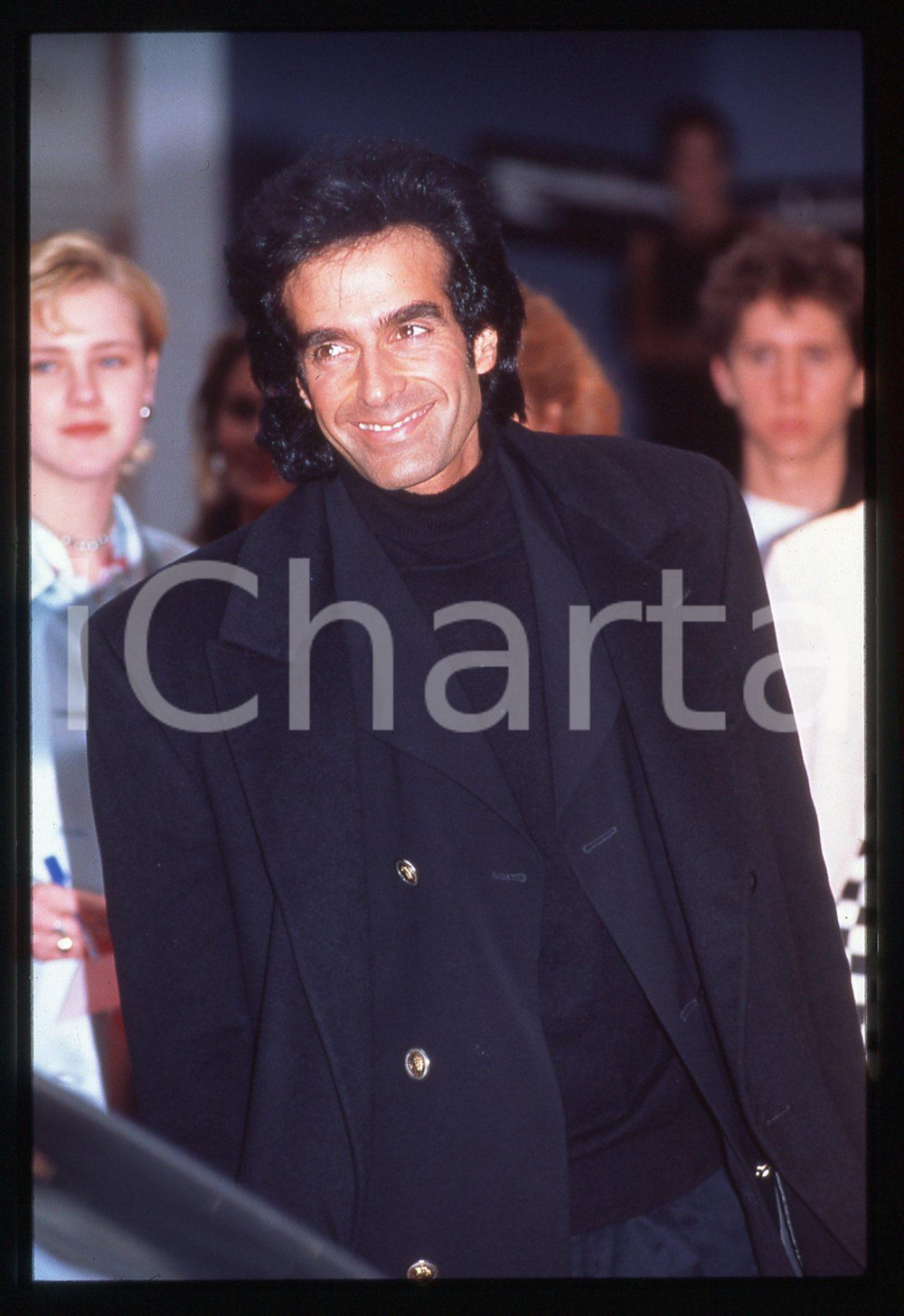 35mm vintage slide* 1995ca COSTUME David COPPERFIELD Ritratto illusionista 37