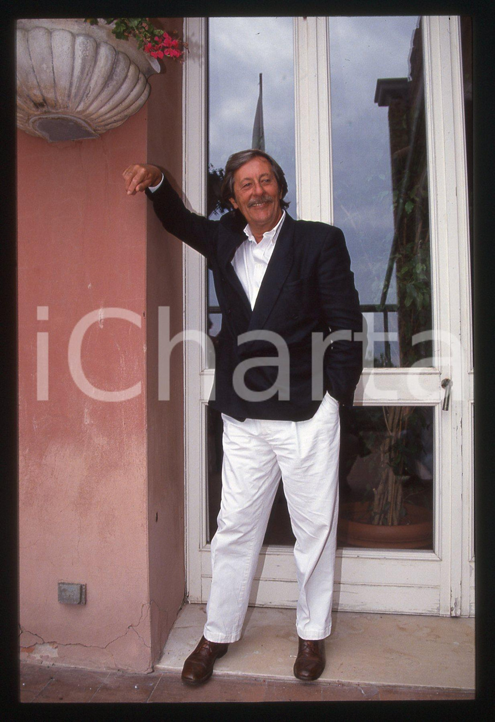 35mm vintage slide*1993 VENEZIA Jean ROCHEFORT Ritratto dell'attore (30)