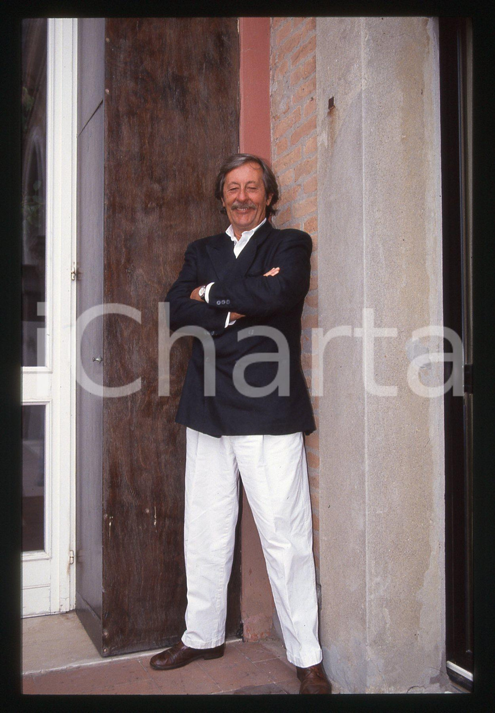 35mm vintage slide*1993 VENEZIA Jean ROCHEFORT Ritratto dell'attore (1)