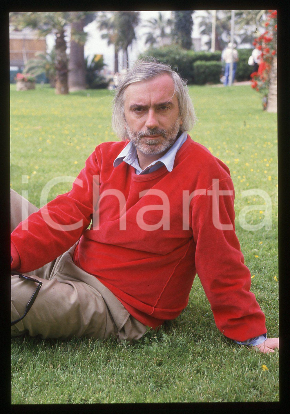 35mm vintage slide*1988 FESTIVAL DI CANNES Francis GIROD Ritratto del regista 12