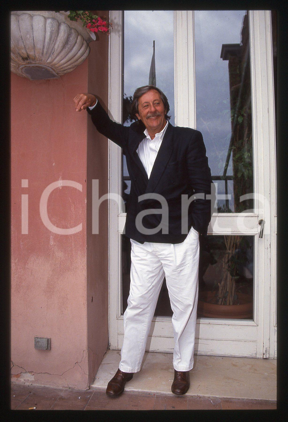 35mm vintage slide*1993 VENEZIA Jean ROCHEFORT Ritratto dell'attore (2)