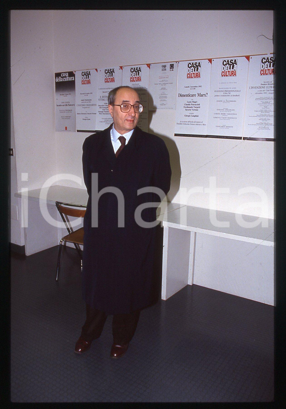 35mm vintage slide* 1992 MILANO Enrico DE MITA Casa della Cultura (6)