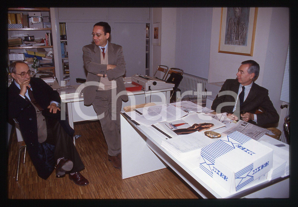 35mm vintage slide* 1992 MILANO Enrico DE MITA Gustavo GHIDINI (6)