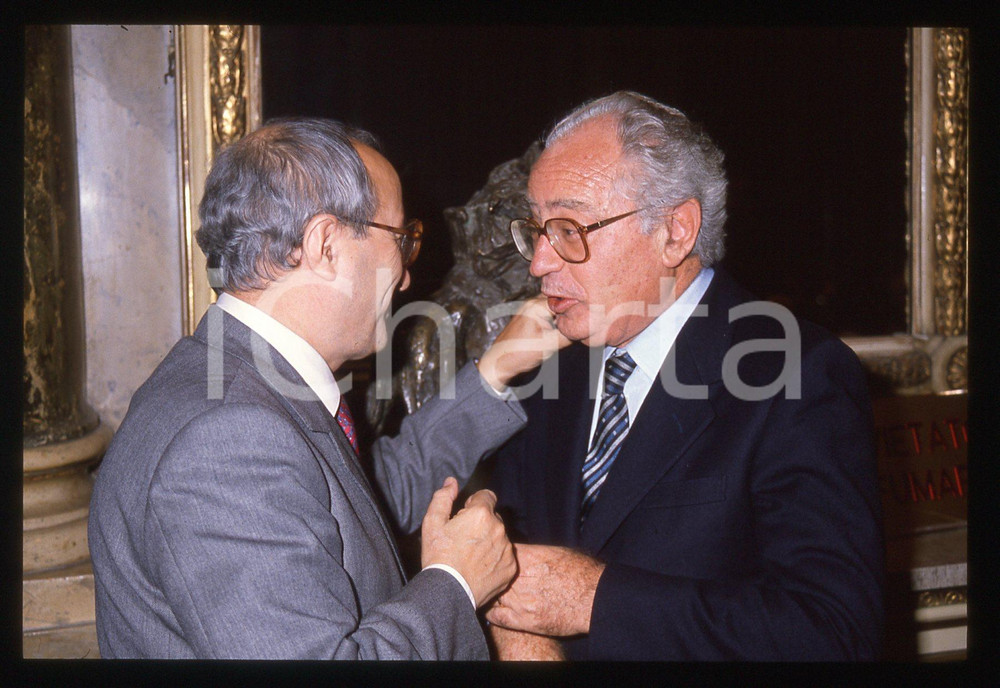 35mm vintage slide* 1988 ca Enrico DE MITA Antonio MACCANICO (2)