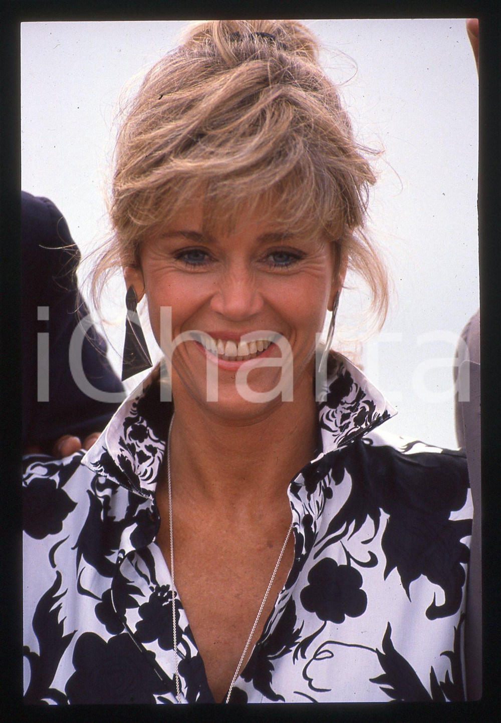 35mm vintage slide* 1989 FESTIVAL CANNES - Jane FONDA - Ritratto dell'attrice 16