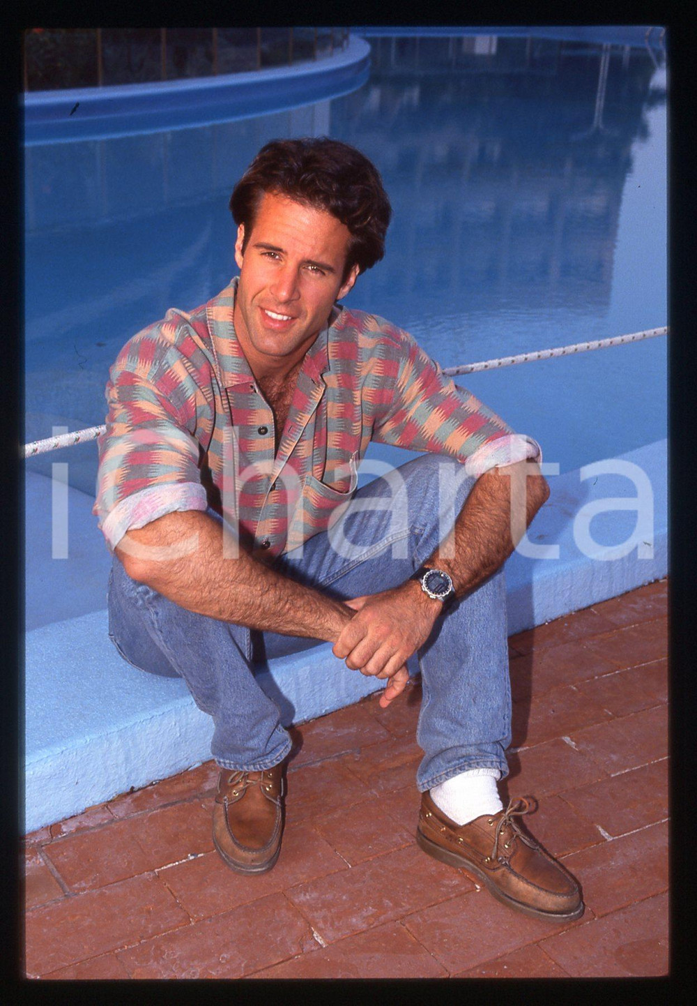 35mm vintage slide*1990 ca -COSTUME - Todd McKEE Ritratto dell'attore 12