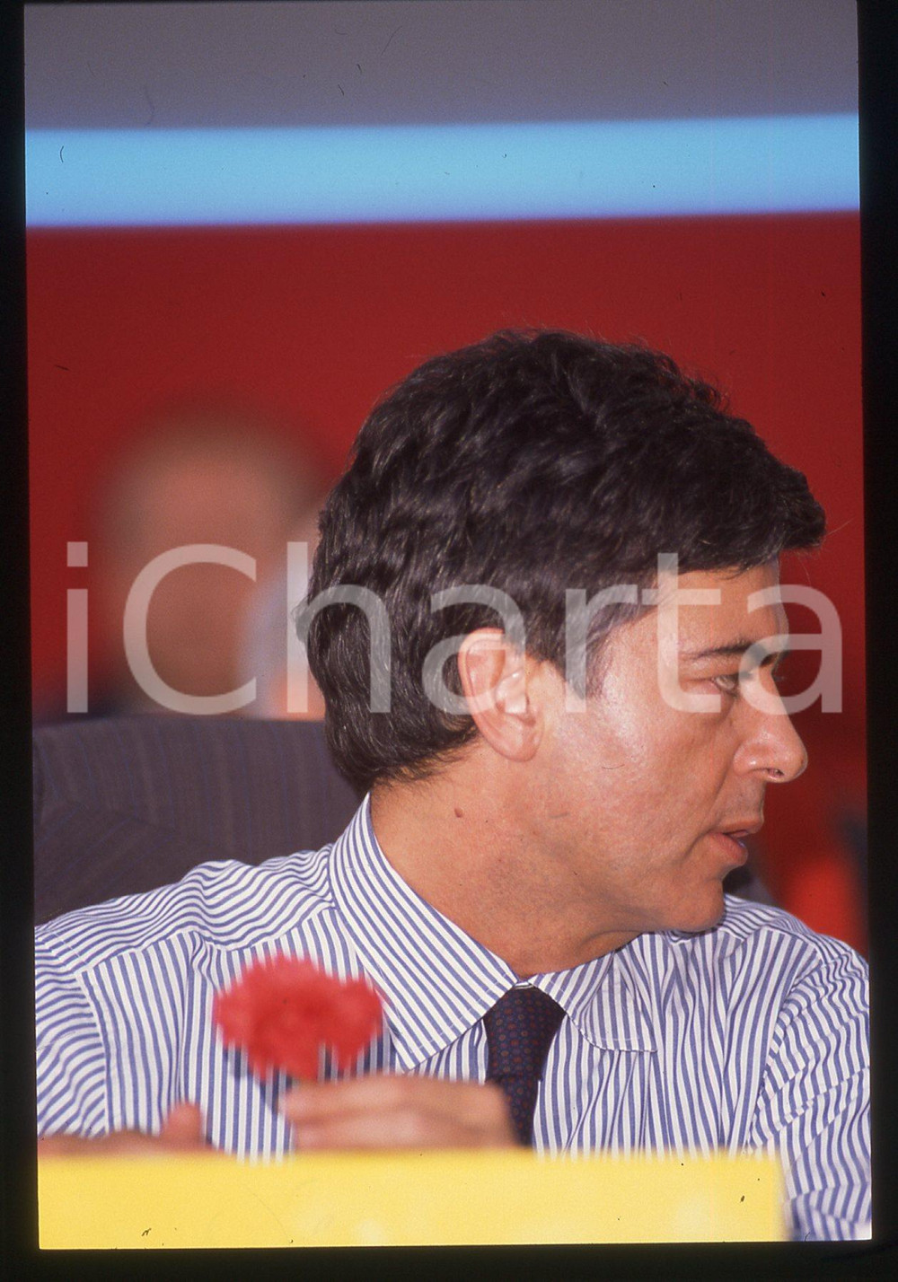 35mm vintage slide* 1989 MILANO Claudio MARTELLI Congresso PSI Ansaldo (18)