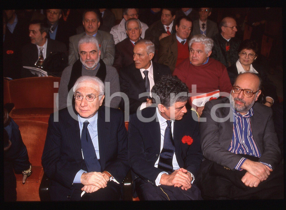 Fotografia d epoca originale 35mm vintage slide 1992 ca Francesco COSSIGA Claudio MARTELLI 3 1