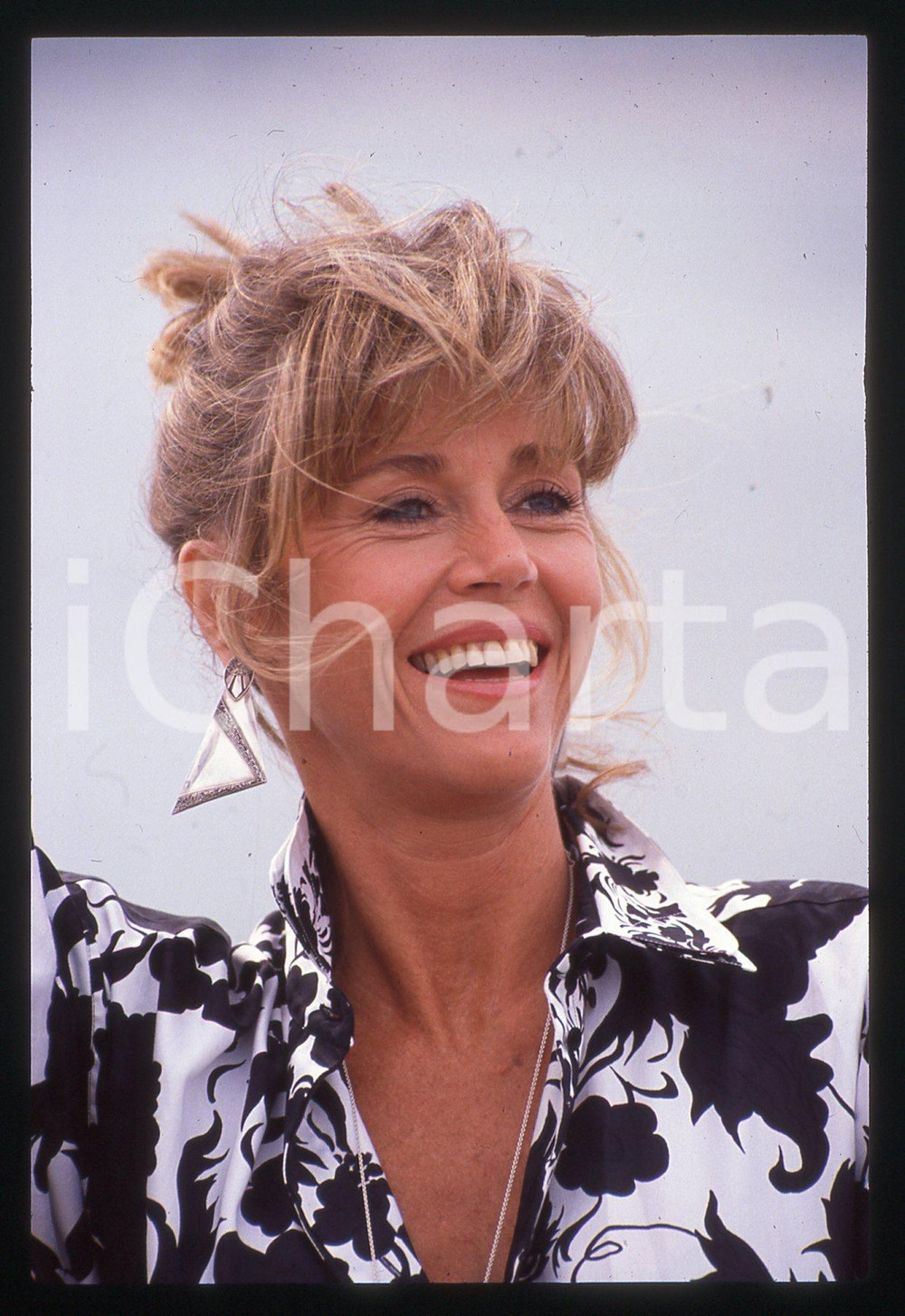 35mm vintage slide* 1989 FESTIVAL CANNES - Jane FONDA - Ritratto dell'attrice 32