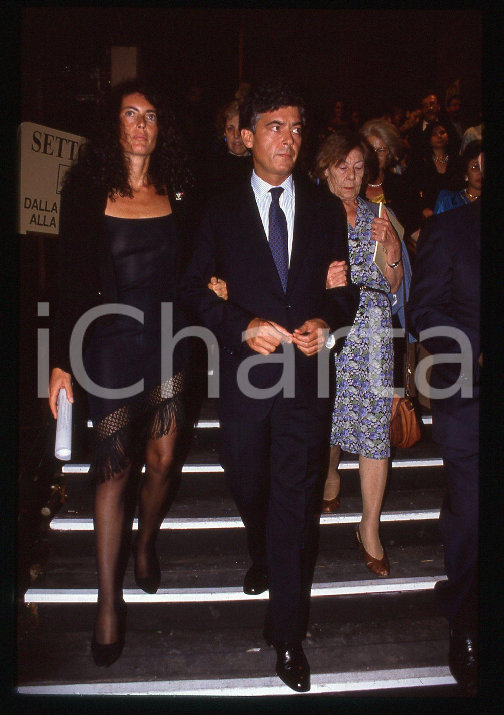 35mm vintage slide* 1990 ROMA Claudio MARTELLI Rosy GRECO (4)