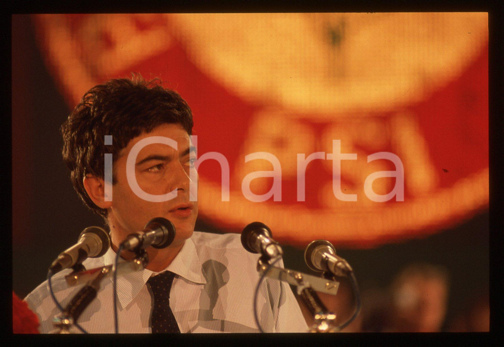 35mm vintage slide* 1987 RIMINI Claudio MARTELLI 44° Congresso PSI (10)