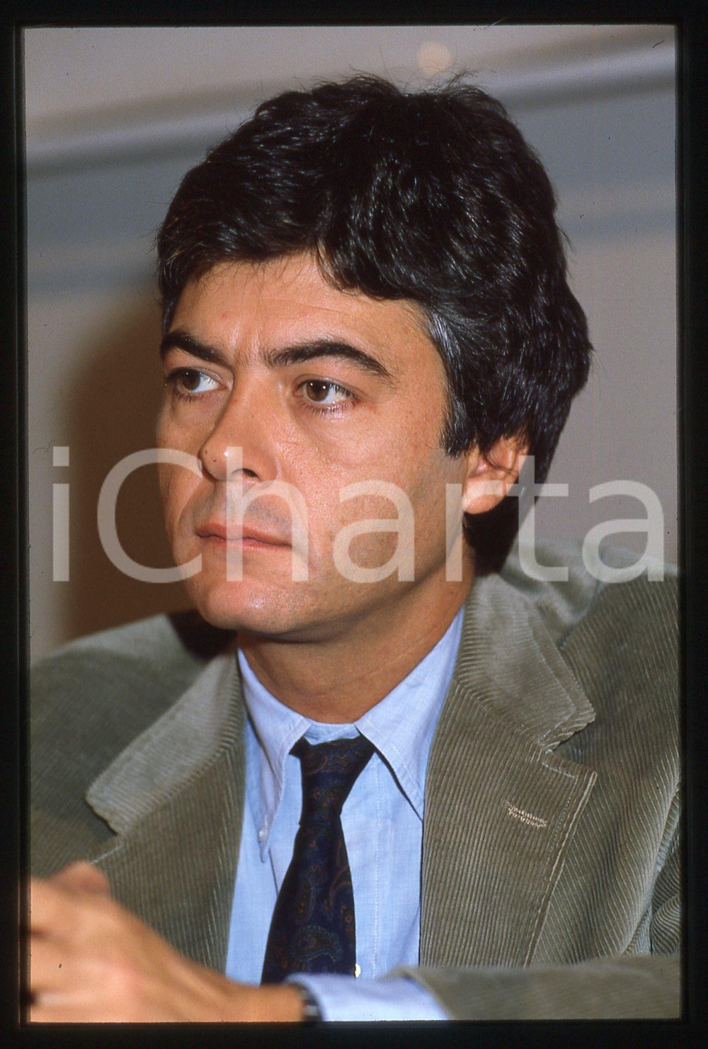 Fotografia d epoca originale 35mm vintage slide 1987 ca Claudio MARTELLI Convegno PSI 7 1