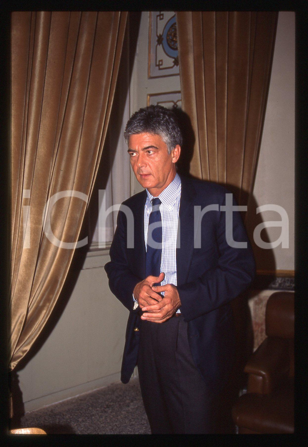 35mm vintage slide* 2000 ca MILANO Claudio MARTELLI Palazzo Serbelloni (7)