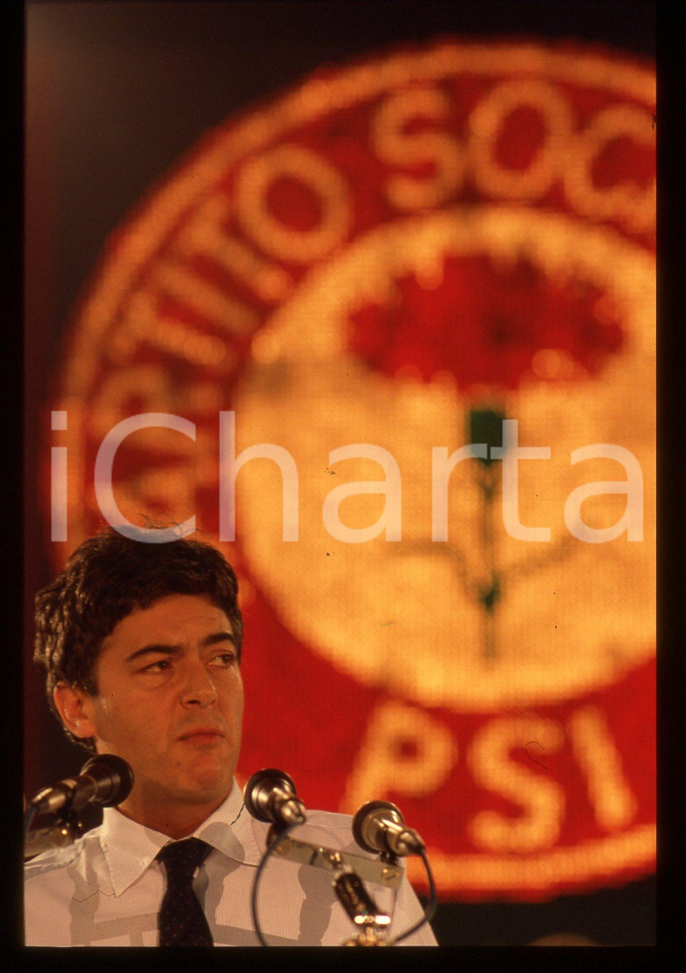 35mm vintage slide* 1987 RIMINI Claudio MARTELLI 44° Congresso PSI (31)