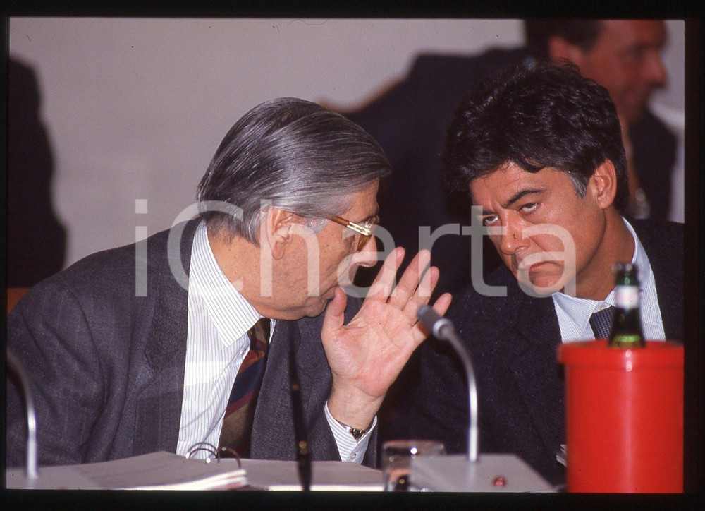 35mm vintage slide* 1991 ca ROMA Claudio MARTELLI Vittorio SGROI (1)
