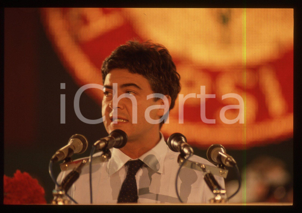 35mm vintage slide* 1987 RIMINI Claudio MARTELLI 44° Congresso PSI (23)