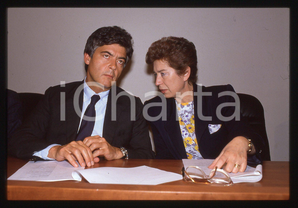 35mm vintage slide* 1990 ca Claudio MARTELLI Rosa RUSSO IERVOLINO (10)