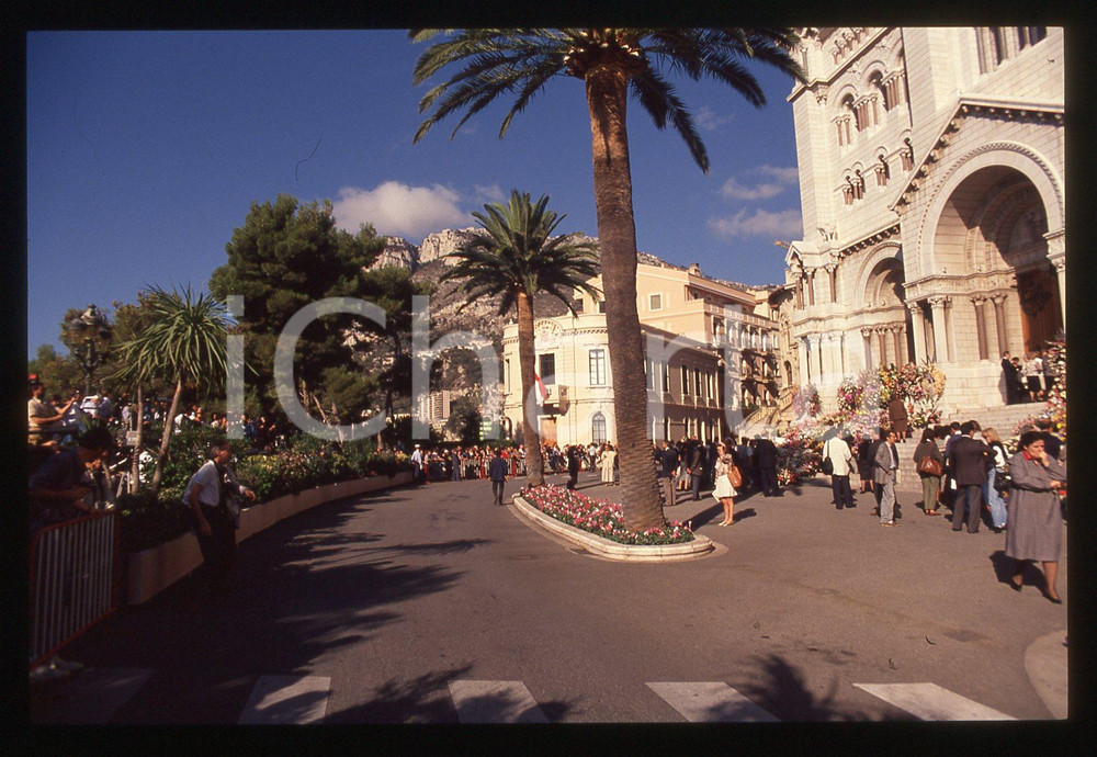 35mm vintage slide* 1990 PRINCIPATO DI MONACO Funerali di Stefano CASIRAGHI (23)