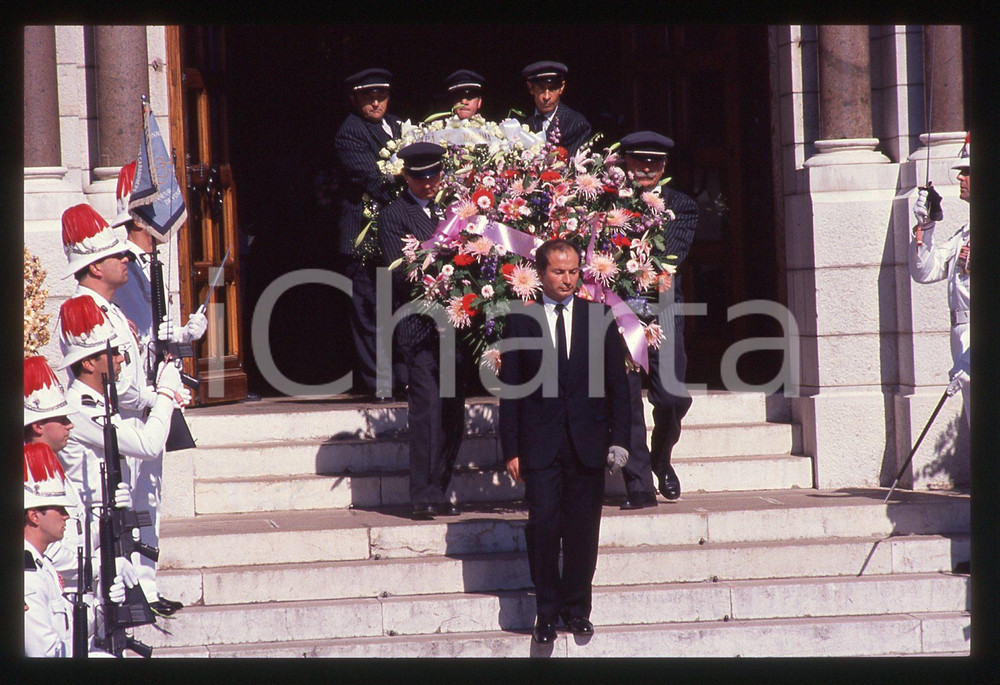 35mm vintage slide* 1990 PRINCIPATO DI MONACO Funerali di Stefano CASIRAGHI (50)