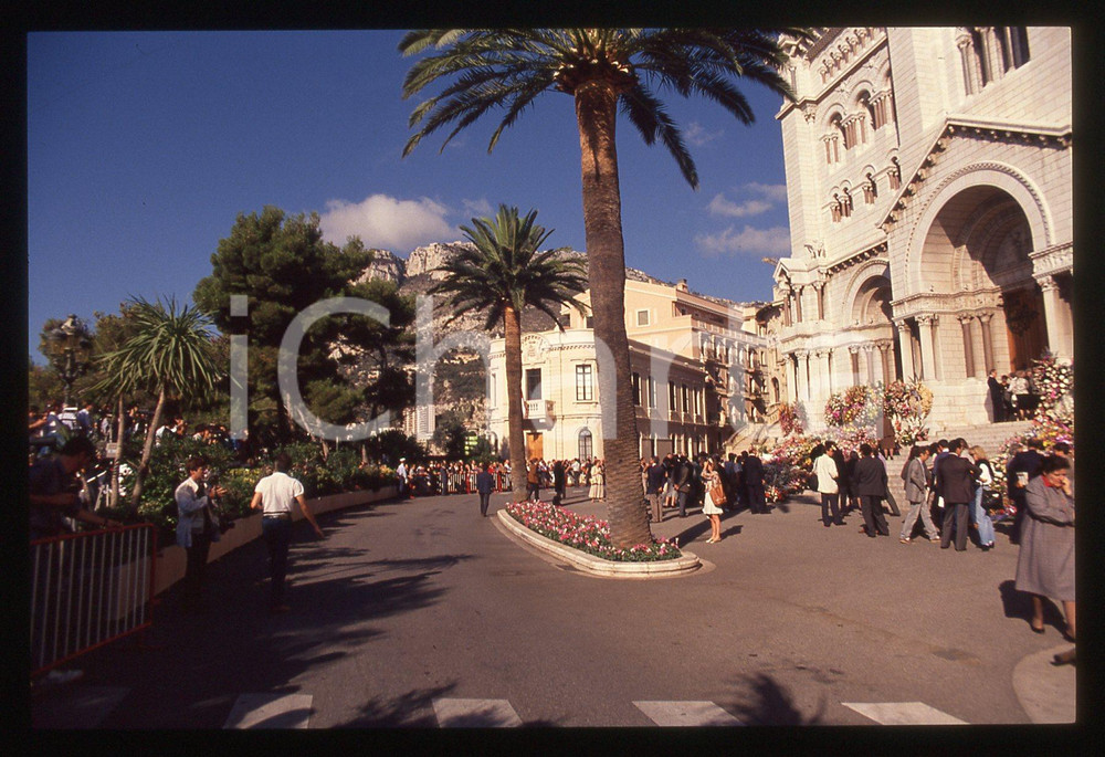 35mm vintage slide* 1990 PRINCIPATO DI MONACO Funerali di Stefano CASIRAGHI (24)