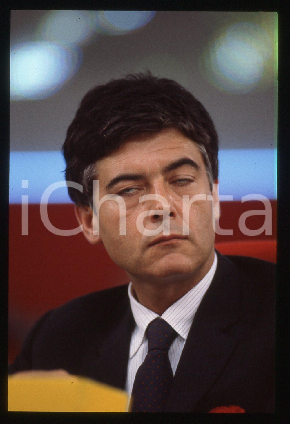 35mm vintage slide* 1989 MILANO Claudio MARTELLI Congresso PSI Ansaldo (30)