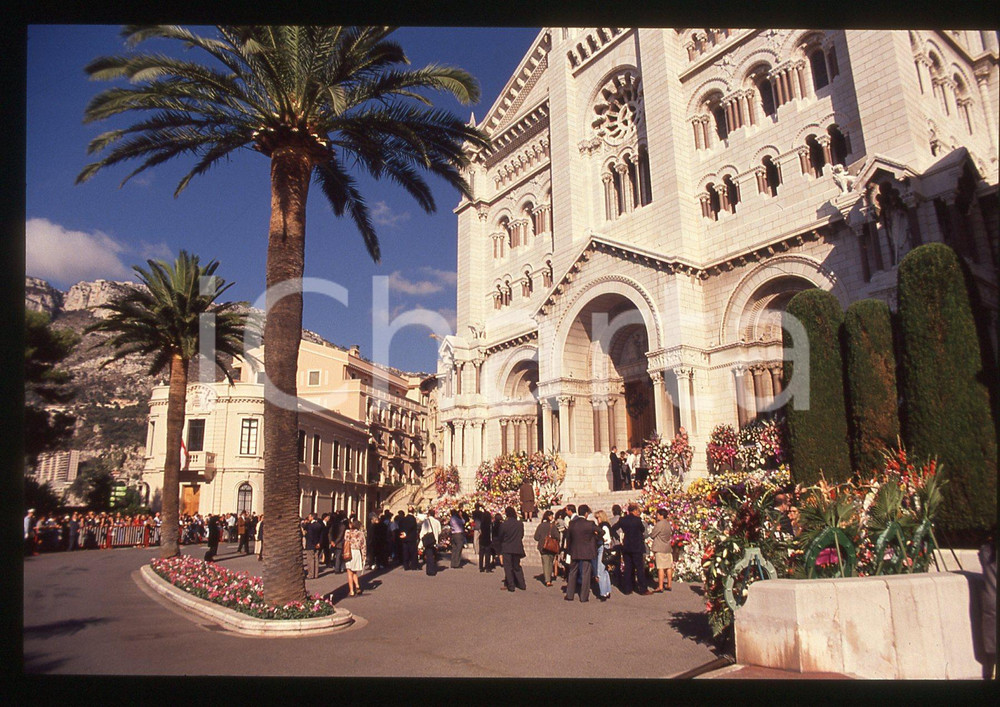 35mm vintage slide* 1990 PRINCIPATO DI MONACO Funerali di Stefano CASIRAGHI (69)
