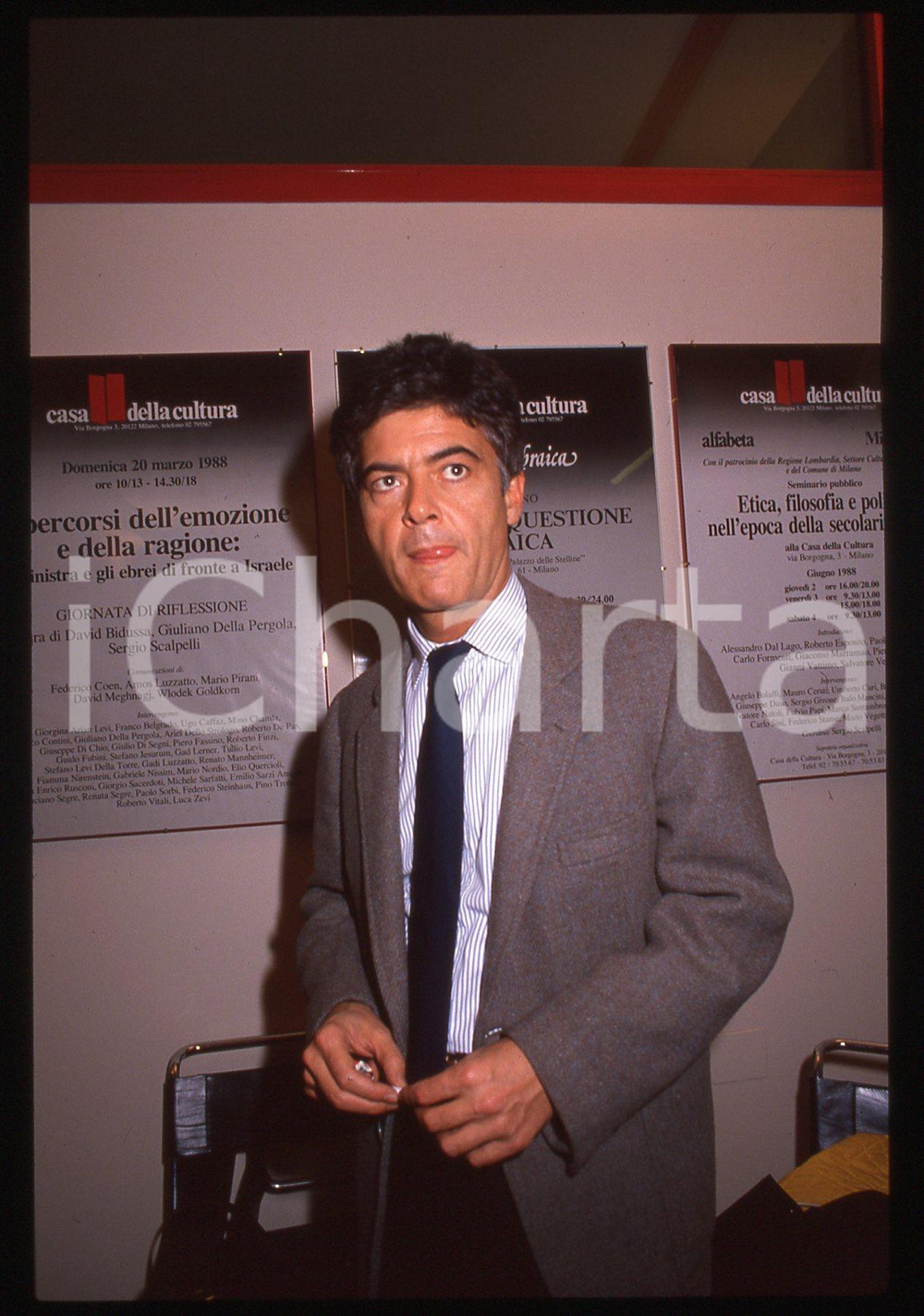 35mm vintage slide* 1988 MILANO Claudio MARTELLI Casa della Cultura (11)