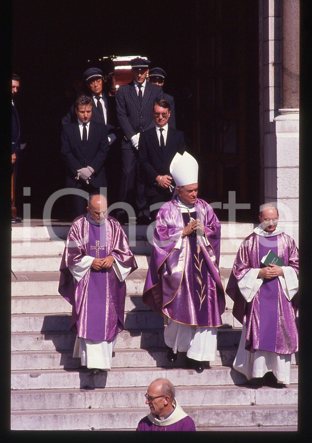 35mm vintage slide* 1990 PRINCIPATO DI MONACO Funerali di Stefano CASIRAGHI (65)
