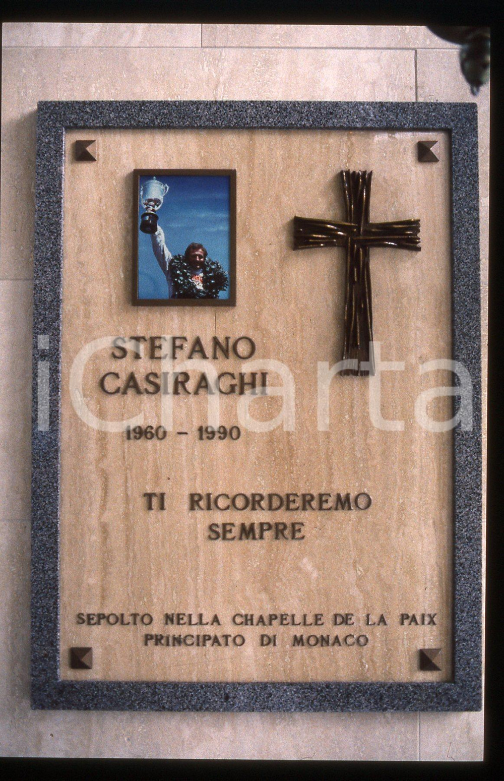 35mm vintage slide* 1990 FINO MORNASCO Tomba CASIRAGHI Lapide Stefano (7)