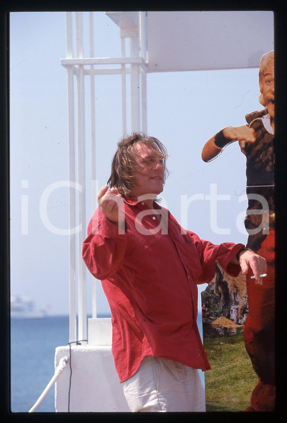 35mm vintage slide* 1998 CANNES Gérard DEPARDIEU Festival del cinema (2)