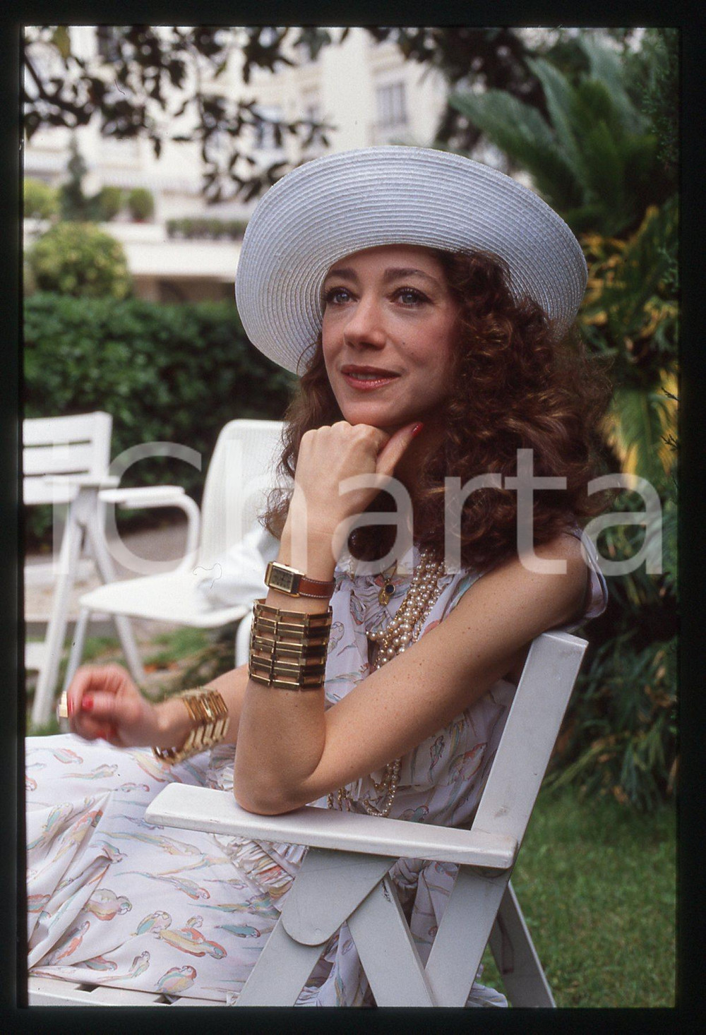 35mm vintage slide* 1987 ca Marisa BERENSON (33)
