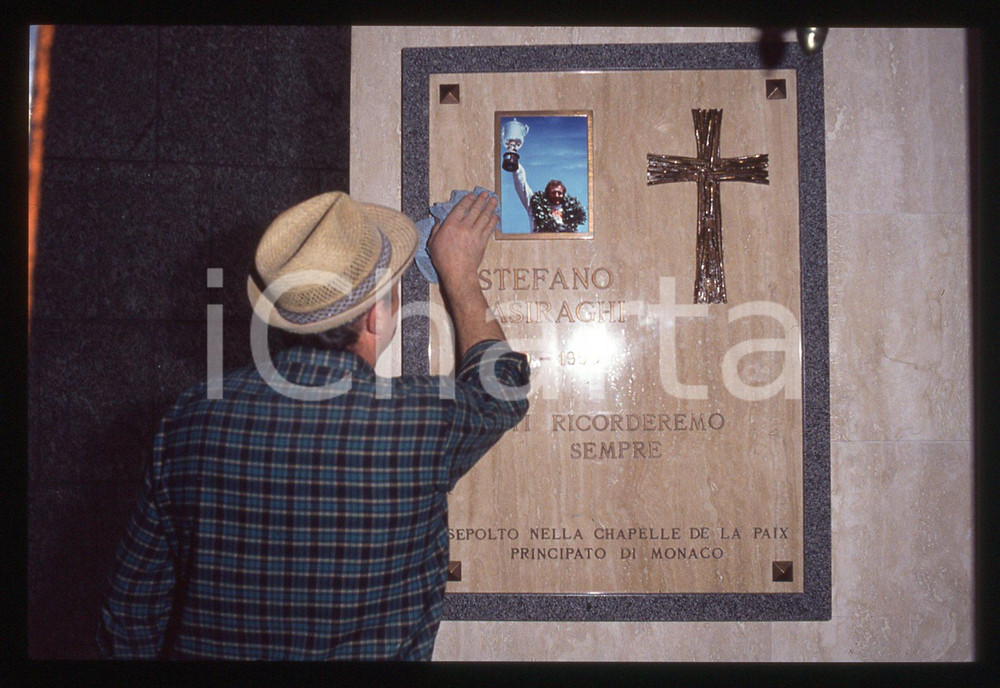 35mm vintage slide* 1990 FINO MORNASCO Tomba CASIRAGHI Lapide Stefano (8)