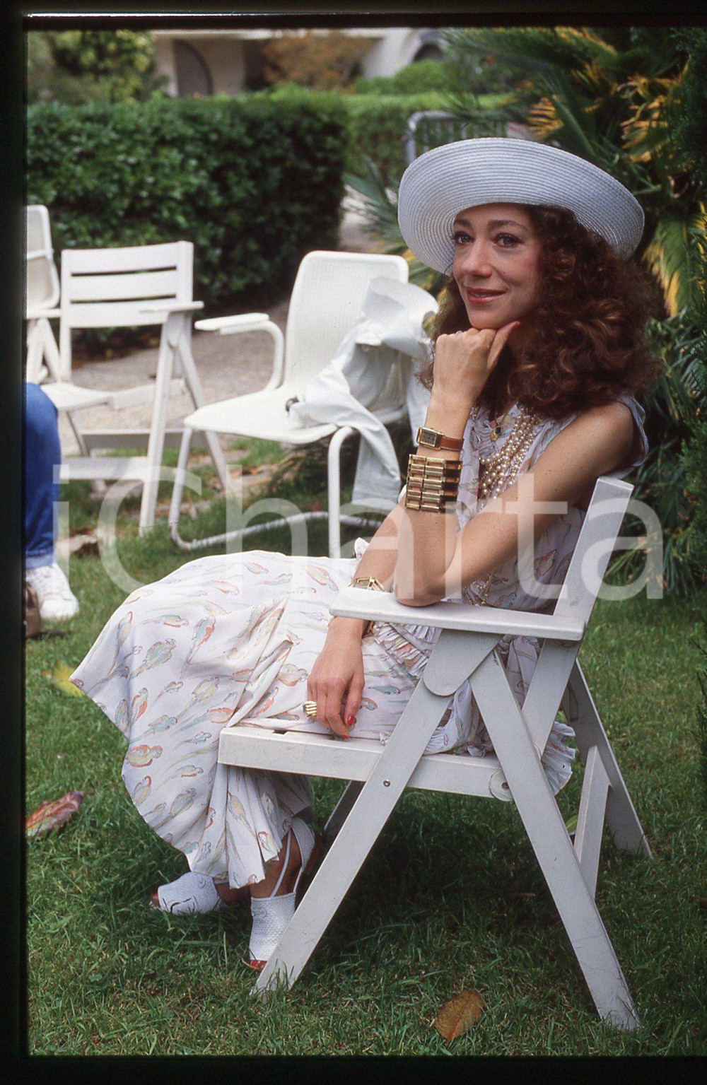 35mm vintage slide* 1987 ca Marisa BERENSON (32)