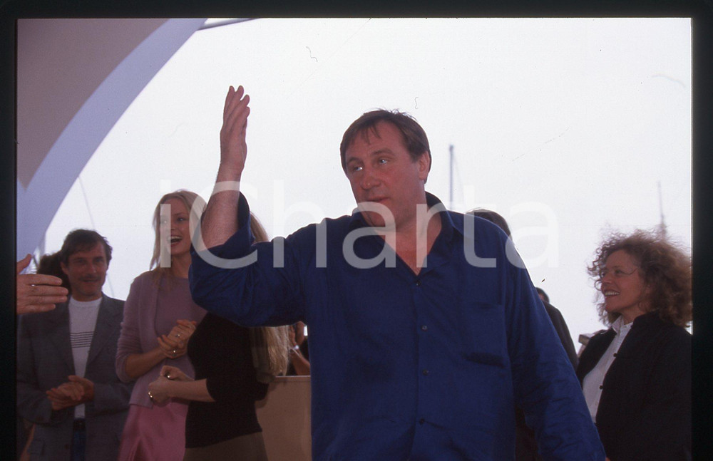 35mm vintage slide* 2000 CANNES Gérard DEPARDIEU Festival del cinema (1)