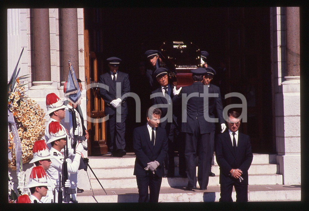 35mm vintage slide* 1990 PRINCIPATO DI MONACO Funerali di Stefano CASIRAGHI (55)