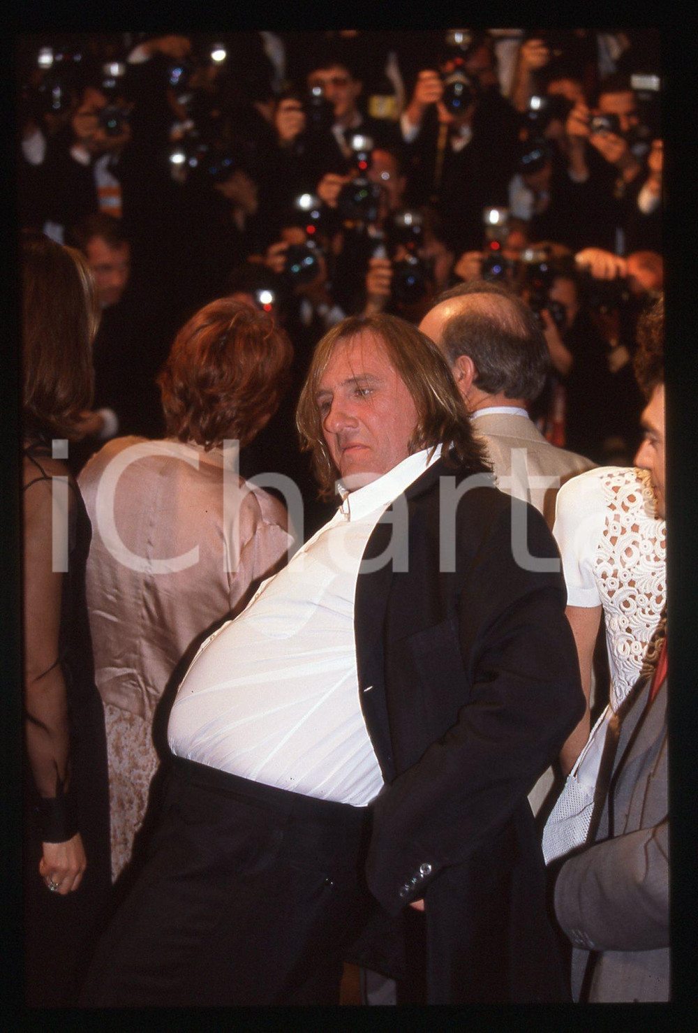 35mm vintage slide* 1998 CANNES Gérard DEPARDIEU Festival del cinema (5)