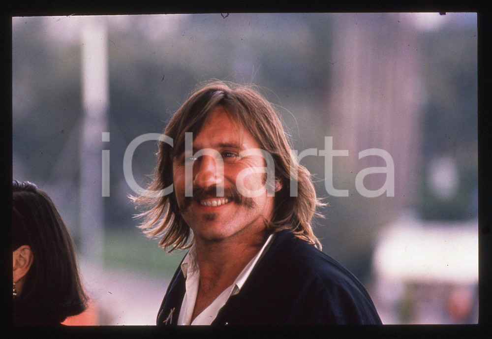 35mm vintage slide* 1989 CANNES Gérard DEPARDIEU Festival del cinema (10)
