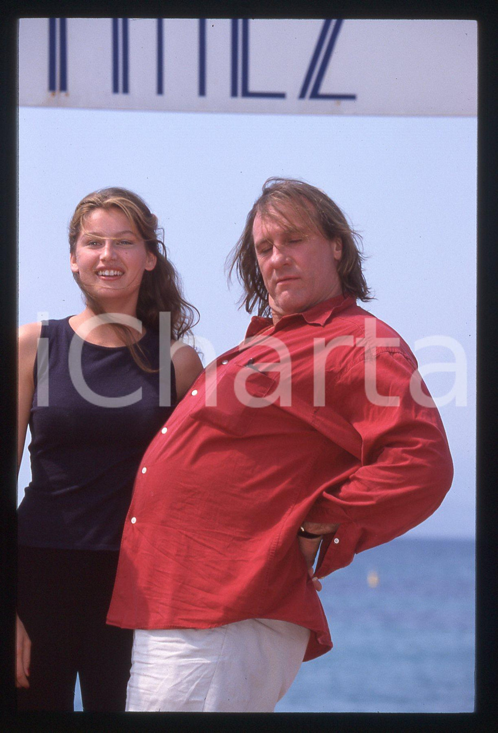35mm vintage slide* 1998 CANNES Gérard DEPARDIEU Laetitia CASTA Festival (13)