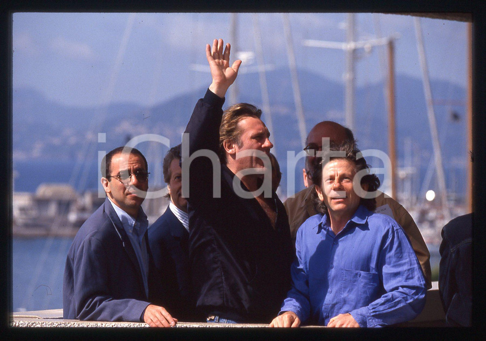 35mm vintage slide* 1994 CANNES Gérard DEPARDIEU Giuseppe TORNATORE (2)