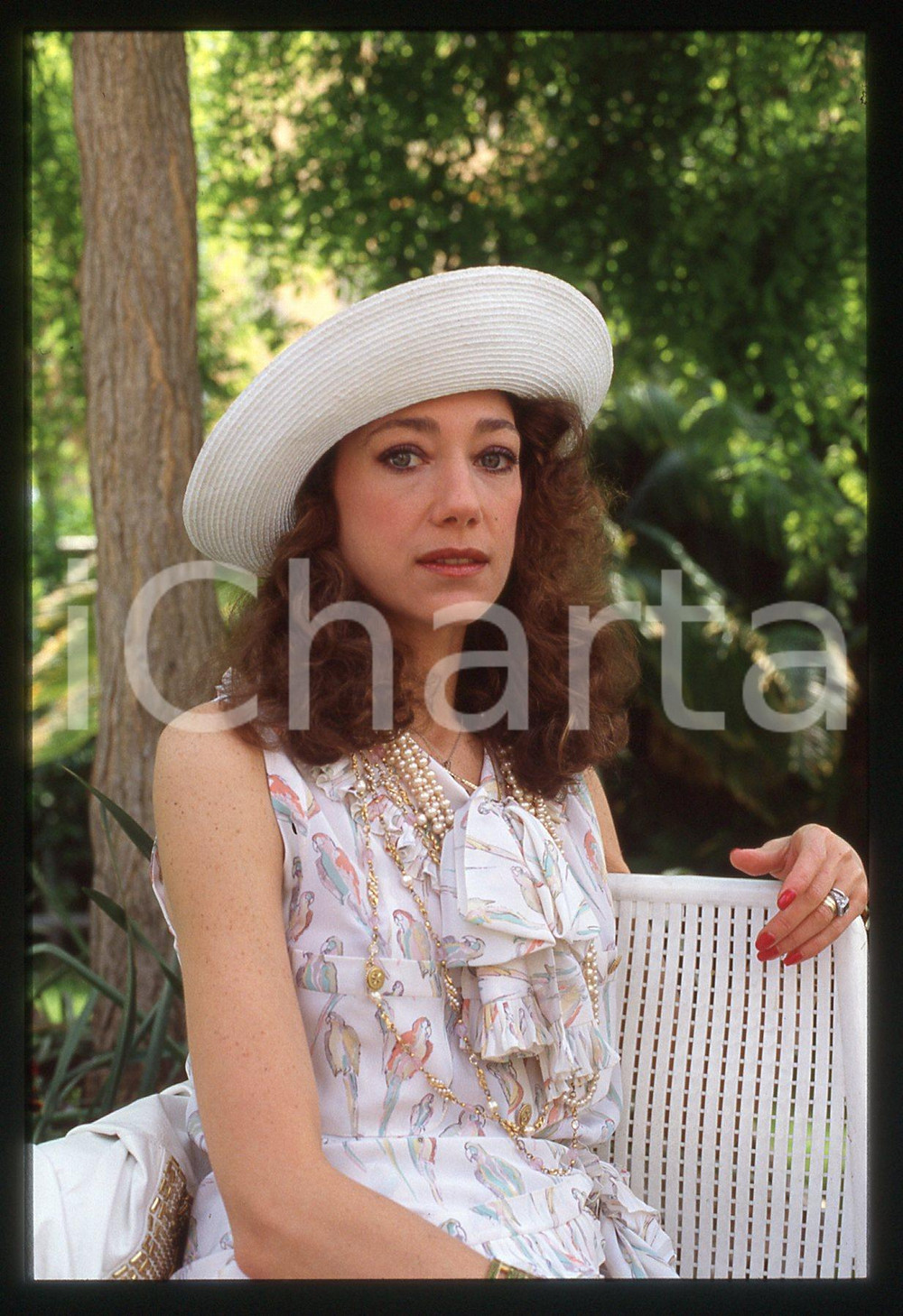 35mm vintage slide* 1987 ca Marisa BERENSON (24)