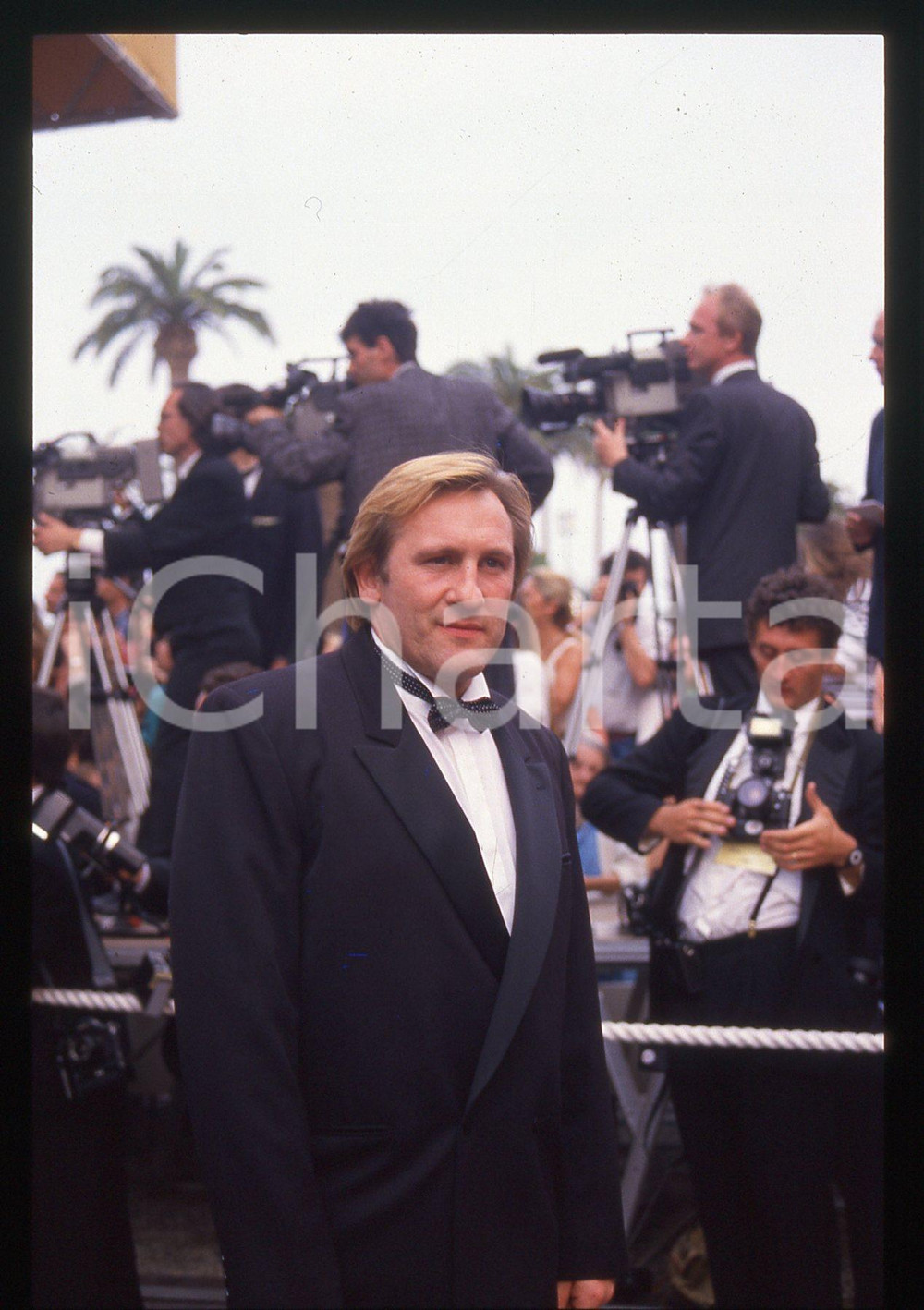35mm vintage slide* 1988 CANNES Gérard DEPARDIEU Festival del cinema (1)