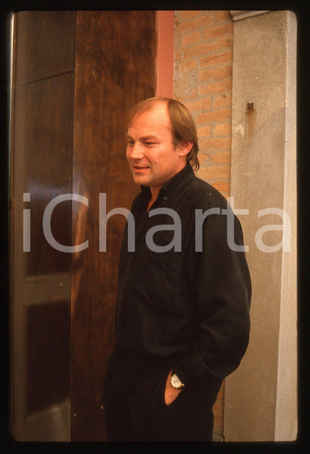 35mm vintage slide* 1989 VENEZIA Klaus Maria BRANDAUER Ritratto dell'attore (1)