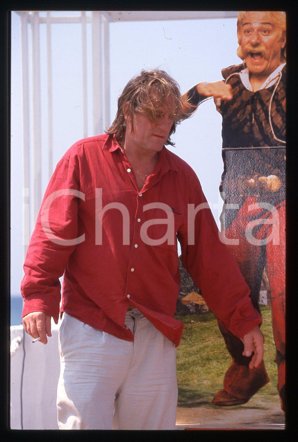 35mm vintage slide* 1998 CANNES Gérard DEPARDIEU Festival del cinema (1)