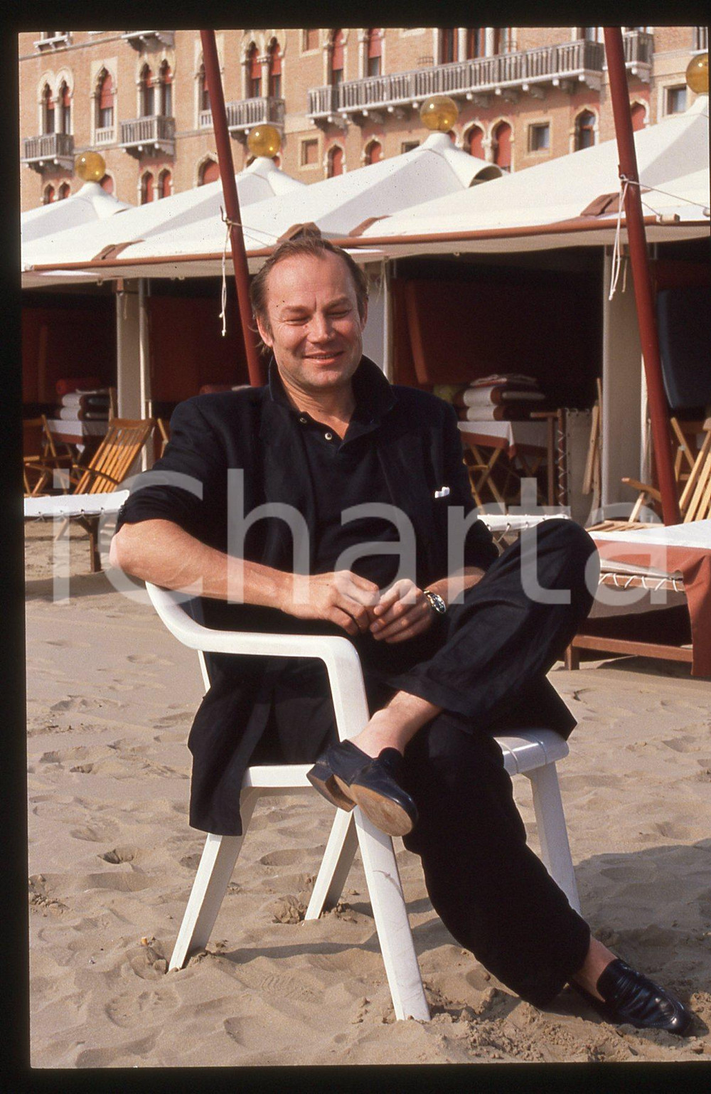 35mm vintage slide* 1989 VENEZIA Klaus Maria BRANDAUER Ritratto dell'attore (47)