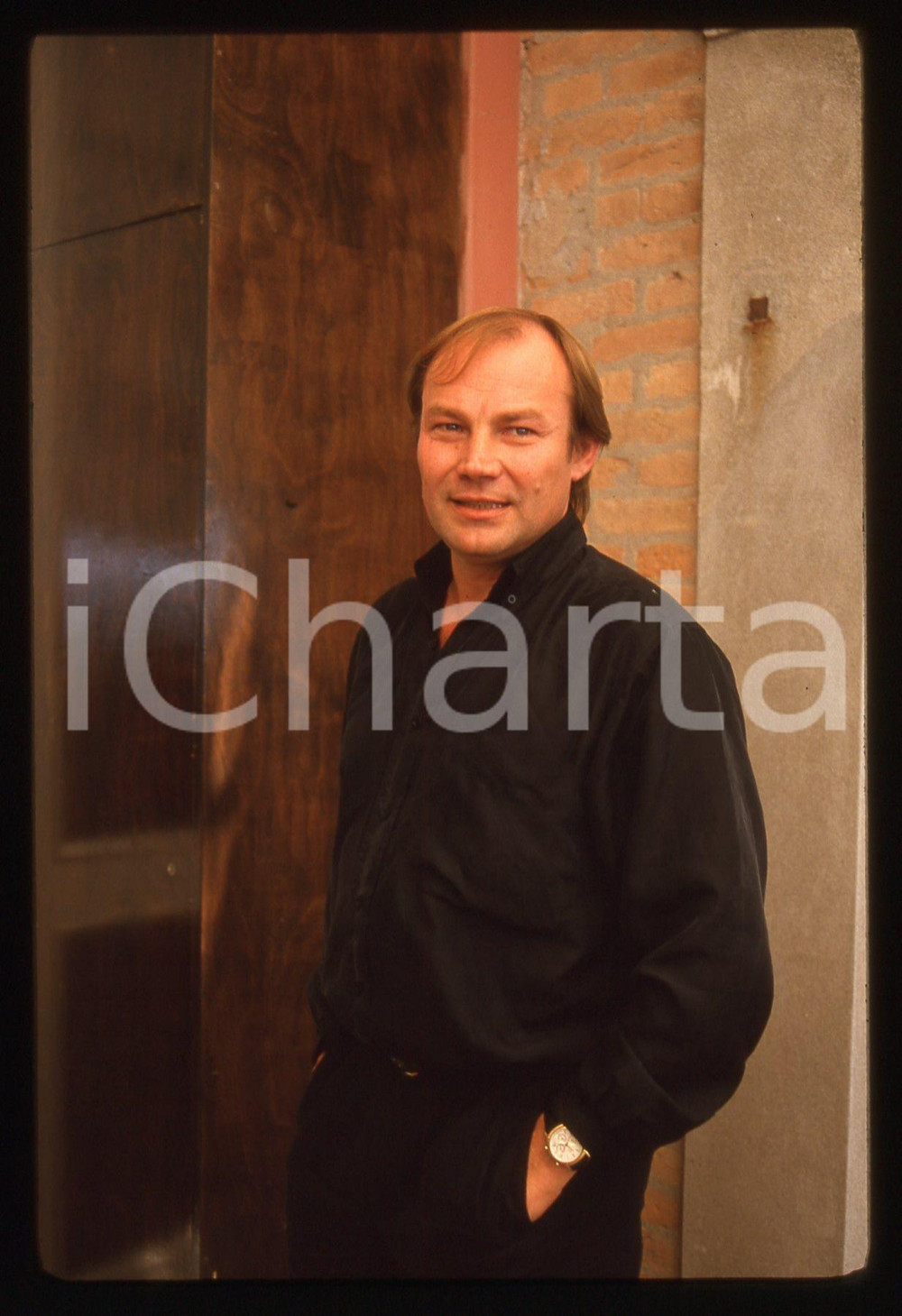 35mm vintage slide* 1989 VENEZIA Klaus Maria BRANDAUER Ritratto dell'attore (6)