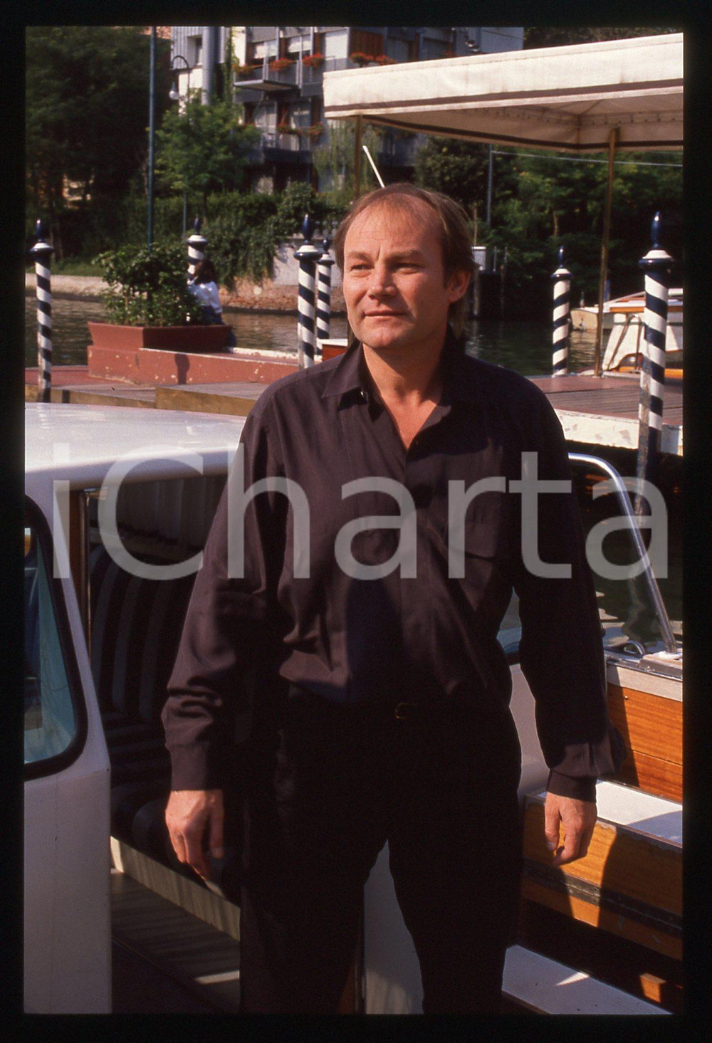 35mm vintage slide* 1989 VENEZIA Klaus Maria BRANDAUER Ritratto dell'attore (68)