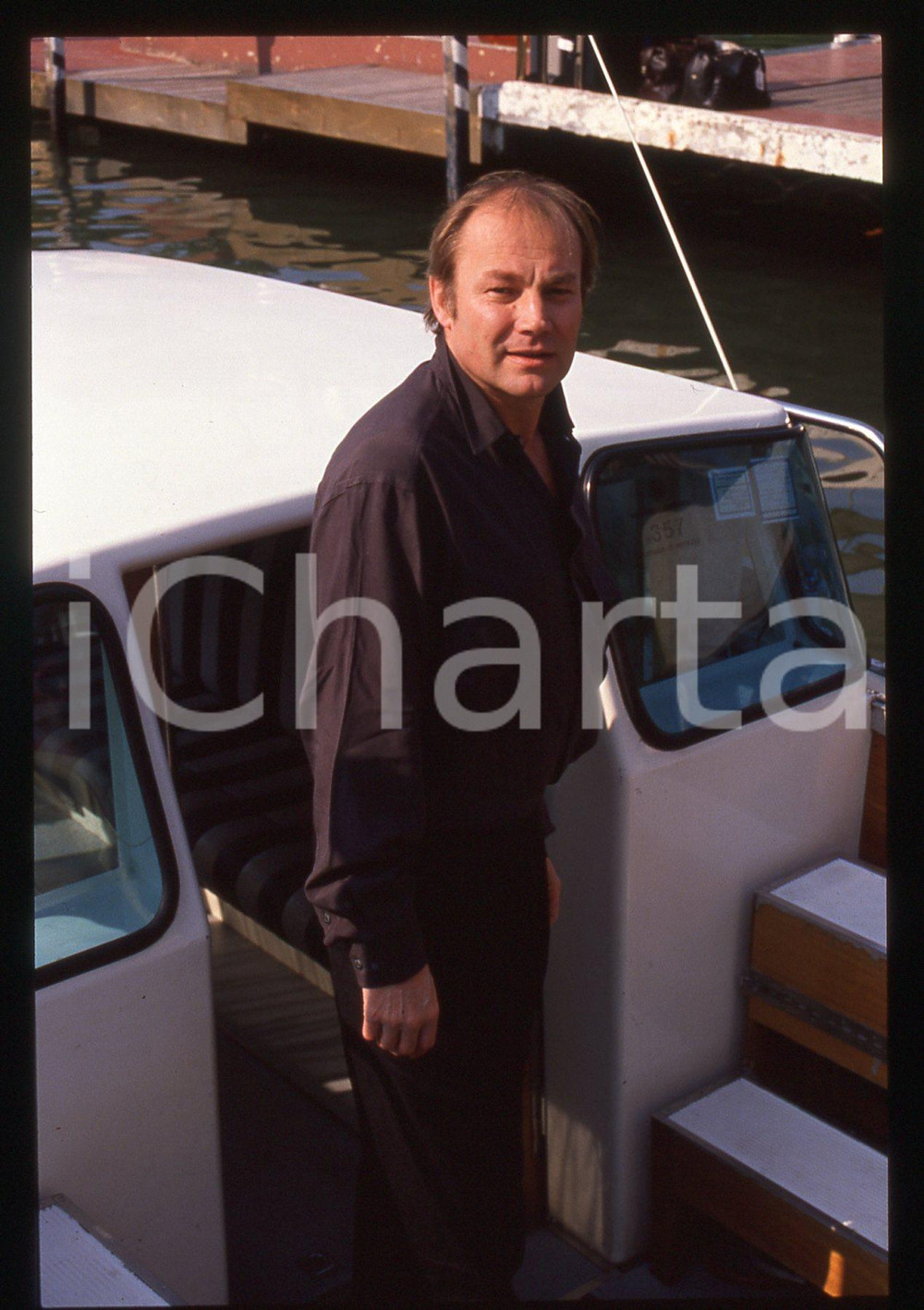 35mm vintage slide* 1989 VENEZIA Klaus Maria BRANDAUER Ritratto dell'attore (80)